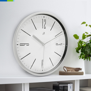 Zeitgenössische 10 "Quarz Wanduhr mit abstrakten Muster kreisförmigen Single Face Design Wohnzimmer Nadel Display Cound Shape - Product Image 5