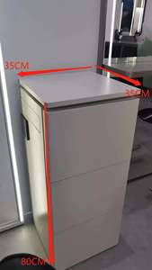 Cajoneras de Plástico Modernas para Salón de Belleza, con 3 Cajones, Muebles Ecológicos para Salones de Peluquería y Salas de Estar, Venta al Por Mayor - Product Image 2