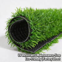 Gazon artificiel paysager, gazon synthétique pour la décoration de jardin, tapis d'herbe artificielle en PE