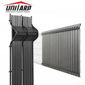 Uni-tarp Professional 44 47 49mm Kit di pannelli di recinzione ocultation Lattes Kit di doghe per recinzione in PVC