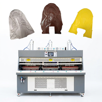 Machine de soudage sous vide automatique multifonction chaude et froide pour la lamination des empeignes de chaussures en PU, TPU, EVA, éponge et cuir