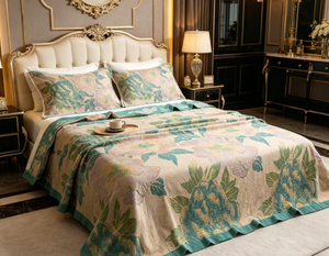 Couverture <span class=keywords><strong>de</strong></span> canapé écologique pour la maison, toutes saisons, 200*230cm, motif floral <span class=keywords><strong>de</strong></span> pivoine <span class=keywords><strong>rouge</strong></span> tibétain - Product Image 3