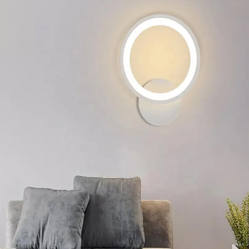 Moderno bianco acrilico LED applique da parete per interni sono installati sulle pareti della camera, camera da letto, soggiorno, corridoio e cucina
