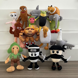 2025 Trend Speelgoed Tungtungsahur Tralalo Pluche Speelgoed Zacht Italiaans Brainrot Knuffeldier Schattig Nieuwe Aanwinst Pop Groothandel - Product Image 1
