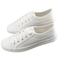 Mychonly EVERGREEN Chaussures en toile pour femmes et hommes, baskets classiques basses blanches, vente en gros et personnalisation en vrac
