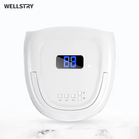 WELLSTRY – Séchoir à ongles LED portable à piles avec logo personnalisé, capteur automatique, lampes UV à double lumière, garantie 12 mois