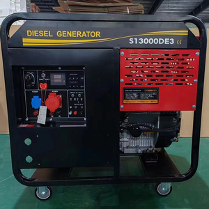 ディーゼル発電機水冷却電気スタート10KW 10KVA無声オープンフレーム中国ブランド工場 - Product Image 2