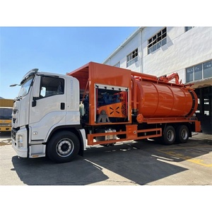 Camión de Limpieza de Alcantarillado con Tanque de Vacío de Alta Presión ISUZU GIGA, Tanque de 22 CBM, Emisión Euro 3, Tracción 6x4 - Product Image 5