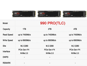 <span class=keywords><strong>SSD</strong></span> <span class=keywords><strong>990Pro</strong></span> 1 To NVMe PCIe 4.0, vitesse de lecture jusqu'à 7450 Mo/s, M.2 2280, disques <span class=keywords><strong>SSD</strong></span> pour PS5, ordinateur portable, ordinateur de jeu haut de gamme - Product Image 5