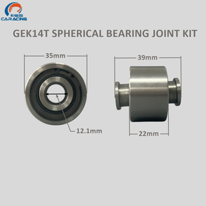 Kit de roulement sphérique GEK14T, rondelle d'insertion, anneau de retenue, roulement à rotule, précision P2, autolubrifiant, alésage de 12,1 mm, <span class=keywords><strong>carbone</strong></span> - Product Image 6