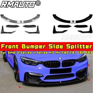 Para BMW Serie 3, Serie 4, M3, M4, F80, F81, F82, F83: Labio de parachoques delantero, Divisores de parachoques delantero y trasero, Difusor, Divisores laterales, Kit de carrocería - Product Image 2