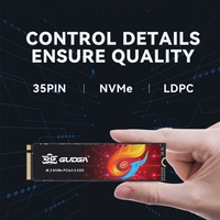 قرص صلب M.2 NVMe SSD 2280 بسعة 128 جيجابايت إلى 1 تيرابايت بغلاف بلاستيكي داخلي بسرعة قراءة تصل إلى 3500 ميجابايت/ثانية وسرعة كتابة تصل إلى 3200 ميجابايت/ثانية مع ضمان لمدة 3 سنوات