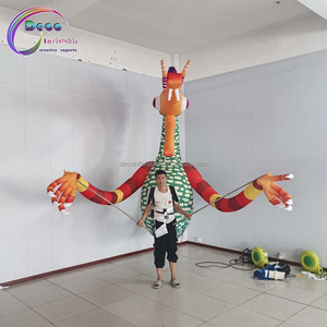 Costume <span class=keywords><strong>gonflable</strong></span> amusant et polyvalent de marionnette de <span class=keywords><strong>dragon</strong></span> de dessin animé conçu sur mesure - Product Image 2