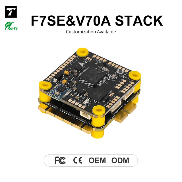 TMOTOR V70A F7 SE FPV Stack Custom OEM 70A 4 1 ESC Flight Controller 8-10 Inch Carbon Fiber Drone Parts