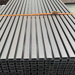Prezzo di fabbrica WPC scanalato pannello parete esterna esterna pannelli rivestimento parete esterna - Product Image 3