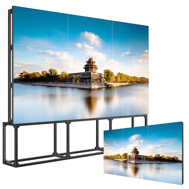 2x2 / 2x3 /3x3 Advertising Display Lcd Screen 46 Inch 50 4k Controller Splicer samsung Tv Video Wall