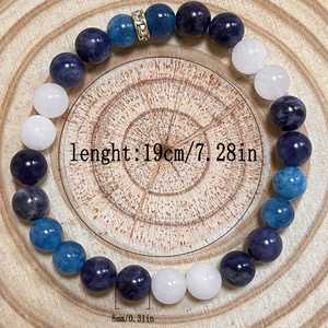 Natural Stone <b>Bracelet</b> Colorful Glass <b>Beaded</b> Personal Growth Professional Cost-effective Sourcing Low MOQ - Product Image 5