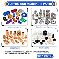 Pièces usinées CNC en aluminium et acier inoxydable, tournage de précision CNC, service d'usinage CNC