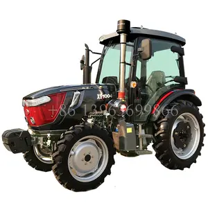 Tractor de cuatro ruedas de 80hp para granja, máquina de carga frontal usada, 4wd, 4x4, 804, 80 hp, 4wd, a la venta en Tailandia