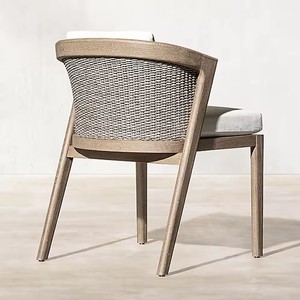 Muebles de Teca de Lujo, Juego de Comedor de Madera para Exteriores, Mesa y Sillas de Madera Sólida para Jardín - Product Image 3