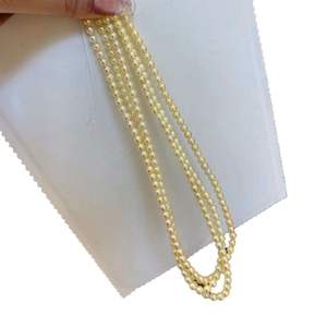 Collar de Perlas con Diseño de Globo de Aurora Boreal Natural, Colorido, Retro, de Lujo, Cadena de Clavícula Pequeña y Exclusiva - Product Image 5