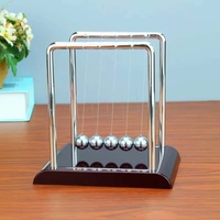 Berceau de Newton Premium : Boules d'équilibre physiques, jouet de bureau, décoration maison et bureau, cadeau scientifique