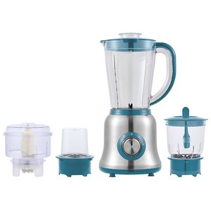 Robot culinaire électrique 4-en-1 en acier inoxydable pour le commerce et la maison Mélangeur de table Presse-agrumes à vitesse variable <span class=keywords><strong>Hachoir</strong></span> à viande <span class=keywords><strong>Hachoir</strong></span> - Product Image 1