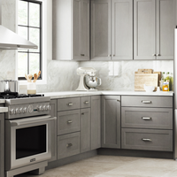 Armoire d'angle magique charnière cuisine en acier inoxydable armoire de cuisine moderne Cucina perfecta armoires murales 1 ensemble couleur personnalisée
