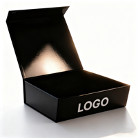 Boîtes cadeaux pliantes de stratification mate de logo personnalisé Papier d'art en carton rigide Papier d'affichage magnétique gaufré éponge de revêtement au détail