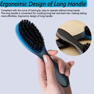 แปรงจัดแ<span class=keywords><strong>ต</strong></span>่งทรงผมสำหรับผู้ชายแบบมืออาชีพ - สำหรับจัดแ<span class=keywords><strong>ต</strong></span>่งทรงหนวดเคราและ<span class=keywords><strong>ผม</strong></span>เรียบแบบวินเทจ ดีไซน์ทนทาน - Product Image 3