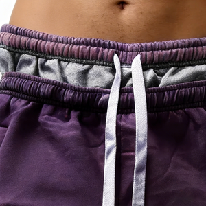 Pantalones de chándal de pana unisex para hombre, estilo urbano, con logo bordado de parche desgastado personalizado, de algodón de alto gramaje, estampado vintage, acampanados - Product Image 2