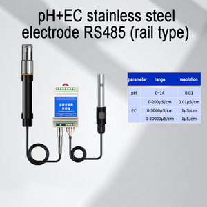 หน้าจอแสดงผลคุณภาพน้ำ เซ็นเซอร์ 2 in 1 พร้อมเอาต์พุต RS485 วัดค่า PH EC พร้อมระบบชดเชยอุณหภูมิ - Product Image 2