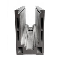 Profils en alliage d'aluminium OEM pour systèmes de balustrades en verre sans cadre, garde-corps et rampes de balcon