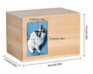 מפעל חם מוכר איכותי יוצא דופן עץ לחיות מחמד אבן עץ באיכות גבוהה עבור שריפת חתול - Product Image 3