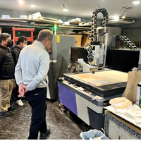Routeur CNC à changement d'outil automatique pour la fabrication de meubles en bois, MDF, contreplaqué, haute efficacité