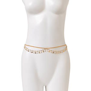 Chaîne de Taille Sexy et Tendance en Zircon et Strass, Nouvelle Chaîne de <span class=keywords><strong>Corps</strong></span> Multicouche pour Bikini Sexy avec Papillon, Coquillage et Étoile - Product Image 5