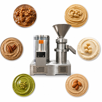 Machine à broyer les noix et les amandes à économie d'énergie, en acier inoxydable 304, pour la fabrication de beurre de noix, pour cuisine commerciale