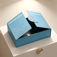 Boîte cadeau de luxe à double porte avec fermeture magnétique - Emballage en papier rigide haut de gamme sur mesure