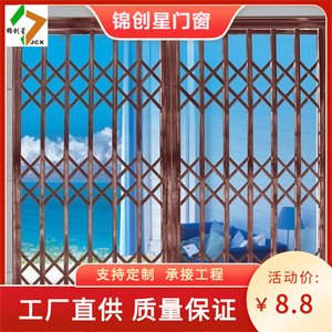 <b>Rolling</b> <b>Shutter</b> Door Green Powder Coated Manual Control Retractable Industrial Durable Easy Installation - Product Image 4