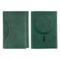Portefeuille magnétique fin EDC pour iPhone 18 17 en cuir PU premium avec fentes pour cartes d'identité, support pliable et support amovible