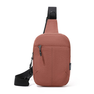Fashionable Unisex Vintage Minimalist Water-Resistant Sling <b>Bag</b> Multi-Pocket Outdoor Chest <b>Bag</b> For Running - Product Image 4