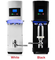 Máquina Selladora de Vasos Inteligente de Alta Eficiencia, Máquina Selladora de Té de Burbujas y Cerveza, Máquina de Envasado Automática Negra para Envasar Botellas