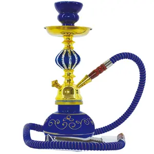 Özel shisha lezzet nargile lüks paslanmaz çelik led nargile lezzet