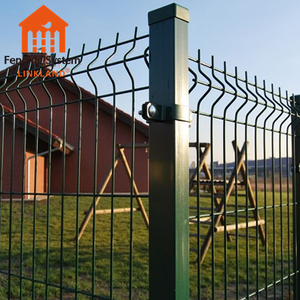 Cercado <span class=keywords><strong>de</strong></span> jardín <span class=keywords><strong>de</strong></span> hierro y Metal galvanizado para exteriores, Panel <span class=keywords><strong>de</strong></span> malla <span class=keywords><strong>de</strong></span> alambre soldado 3D, valla colgante soldada con curvas Fenc - Product Image 2