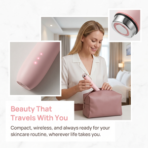(1pcs Custom logo & Package) Auto Dropshipping Age <b>Mini</b> Booster Facial Lifting Firming Microcurrent Wrinkle Remover <b>Vibrating</b> - Product Image 2