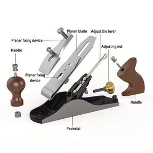 Rabot à main en fonte de style européen Pachatool, petit rabot pour le travail du bois avec lame réglable, angle de coupe de 45 degrés - Product Image 4