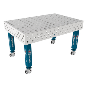 Banc de soudage à roues SteelMax INOX GPPH 1.5x1mt, épaisseur 15mm, trous 28mm - Product Image 1