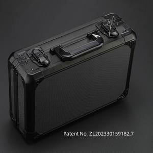 Vetrina portatile a 24 slot valigia da viaggio in alluminio orologio scatola per orologi imballaggio valigetta per orologi - Product Image 2