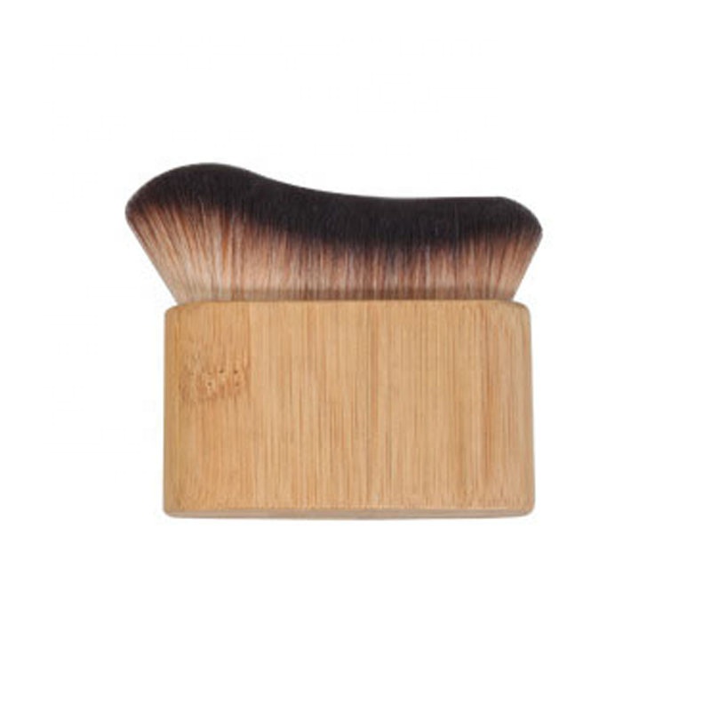 Пластиковая Кисть для макияжа с бамбуковой ручкой, щетка для тела для кабуки, горячая распродажа