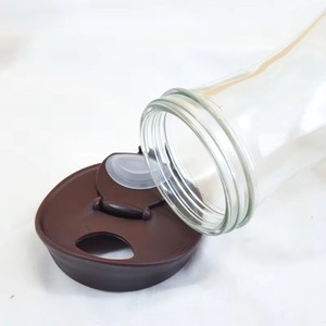<span class=keywords><strong>Carafe</strong></span> à thé en <span class=keywords><strong>verre</strong></span> transparent à large ouverture de 900 ml, <span class=keywords><strong>carafe</strong></span> à <span class=keywords><strong>eau</strong></span> froide, pichet à lait en <span class=keywords><strong>verre</strong></span> <span class=keywords><strong>avec</strong></span> couvercle en PP - Product Image 4
